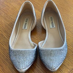 Steve Madden flats with rhinestones